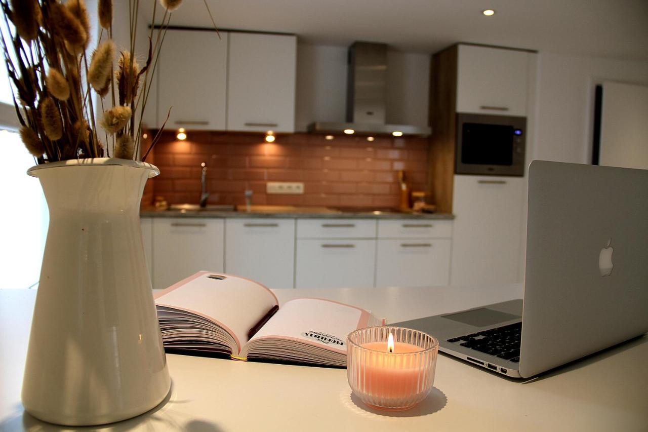 Appartement Blanc cocooning Sprimont Extérieur photo